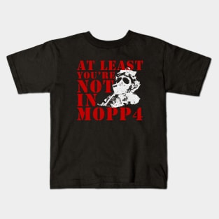 MOPP4 Funny Military Veteran Kids T-Shirt